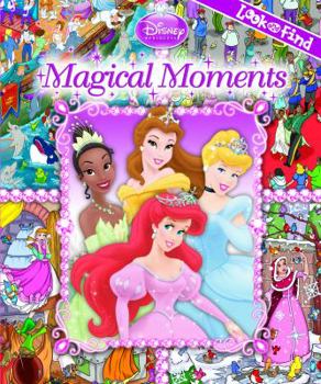 Hardcover Disney Princess Magical Moments Look and Find Book