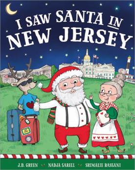 Hardcover I Saw Santa in New Jersey Book