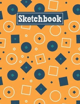 Paperback Sketchbook: 8.5 x 11 Notebook for Creative Drawing and Sketching Activities with Unique Geometric Pattern Themed Cover Design Book