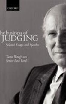 Hardcover The Business of Judging: Selected Essays and Speeches Book