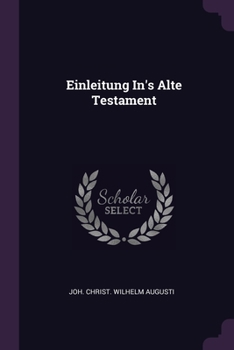 Paperback Einleitung In's Alte Testament Book
