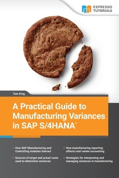 Paperback A Practical Guide to Manufacturing Variances in SAP S/4HANA Book