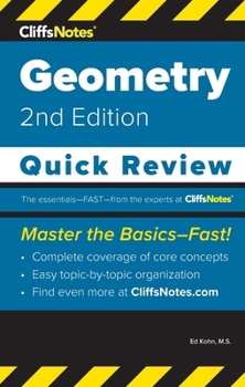 Paperback CliffsNotes Geometry: Quick Review Book