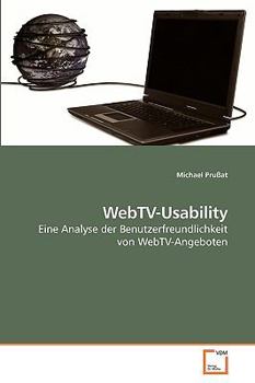 Paperback WebTV-Usability [German] Book