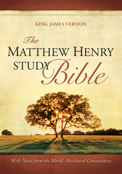 Bonded Leather The Matthew Henry Study Bible (Red Letter, Bonded Leather, Black) Book