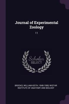 Journal of Experimental Zoology: 11