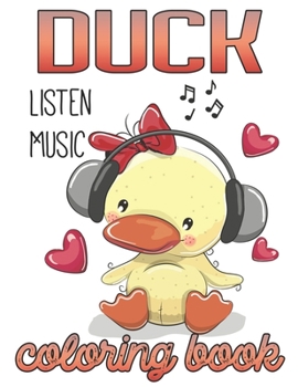 Paperback Duck Listen Music Coloring Book