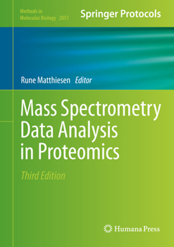 Hardcover Mass Spectrometry Data Analysis in Proteomics Book