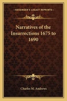 Paperback Narratives of the Insurrections 1675 to 1690 Book