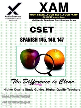 Paperback CSET Spanish 145, 146, 147 (XAM CSET) Book