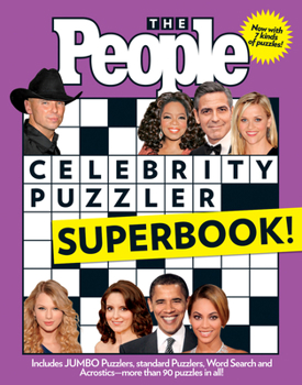 Paperback The People Celebrity Puzzler Superbook Book