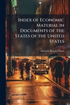 Index of economic material in documents of the states of the United States: New York, 1789-190