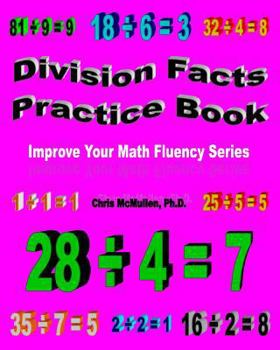 Paperback Division Facts Practice Book: Improve Your Math Fluency Series Book