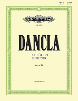 Paperback 15 Studies Op. 68 for Violin with 2nd Violin Accompaniment: Performing Score Book