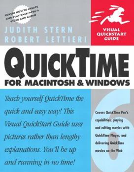 Paperback Quicktime 6 for Macintosh and Windows: Visual QuickStart Guide Book