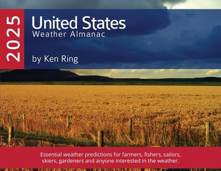 Paperback United States of America Weather Almanac 2025 (Paperback) Book