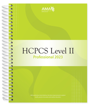 Spiral-bound HCPCS 2023 Level II Professional Edition Book