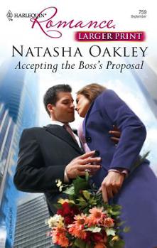 Mass Market Paperback Accepting the Boss's Proposal [Large Print] Book
