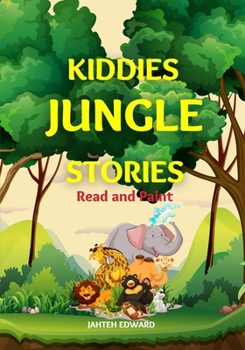 Paperback Kiddies Jungle Stories: Read and Paint Book