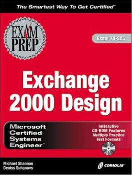 Hardcover MCSE Exchange 2000 Design Exam Prep [With CDROM] Book