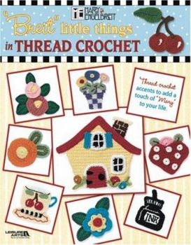 Paperback Breit Little Things in Thread Crochet Book