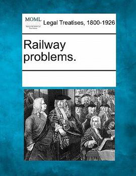 Paperback Railway problems. Book