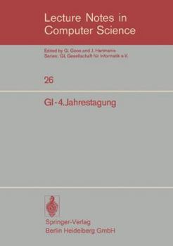 Paperback Gi-4.Jahrestagung: Berlin, 9.-12. Oktober 1974 [German] Book