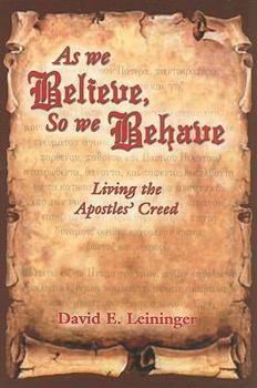 Paperback As We Believe, So We Behave Book