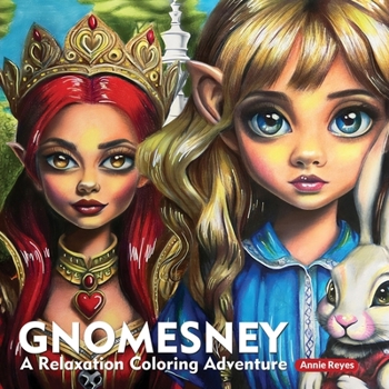 Paperback Gnomesney. A Relaxation Coloring Adventure. Greyscale Coloring Book for Adults Book