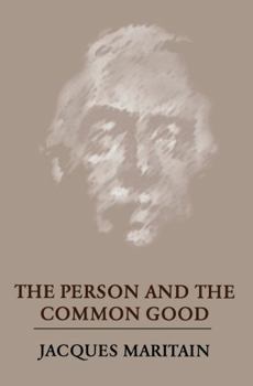 Paperback The Person and the Common Good Book