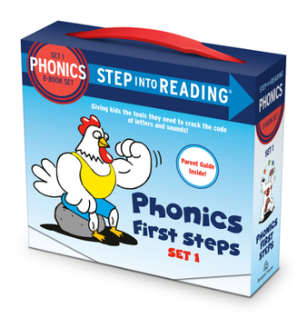 Paperback Step Into Reading Set 1 Phonics First Steps Box Set: Includes 8 Easy-To-Decode Books and Parent Guide Book