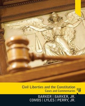 Paperback Civil Liberties and the Constitution: Cases and Commentaries Book