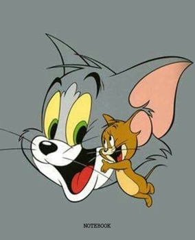 Notebook: Tom and Jerry Cartoon Soft Glossy Cover College Ruled Lined Pages Book 7.5 x 9.25 Inches 110 Pages