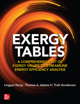 Paperback Exergy Tables: A Comprehensive Set of Exergy Values to Streamline Energy Efficiency Analysis Book