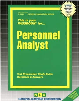Paperback Personnel Analyst Book