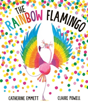 Paperback Rainbow flamingo Book
