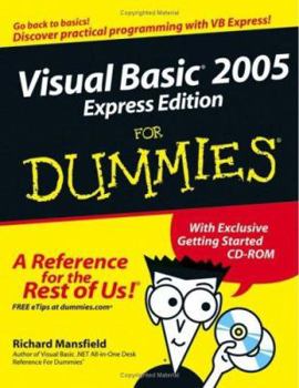 Paperback Visual Basic 2005 Express Edition for Dummies Book
