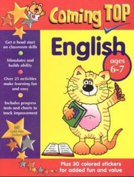 Paperback Coming Top English: Ages 6-7 [With Stickers] Book