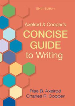 Paperback Axelrod & Cooper's Concise Guide to Writing Book