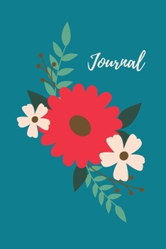 Journal: Notebook - Notizbuch - Blüten-Motiv - Dot Grid - Dotted - Punktraster - Insgesamt 135 Seiten - Maße ca. DIN A5 (German Edition)