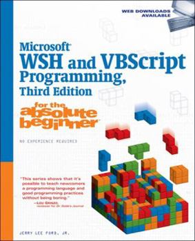 Paperback Microsoft Wsh and VBScript Programming for the Absolute Beginner Book