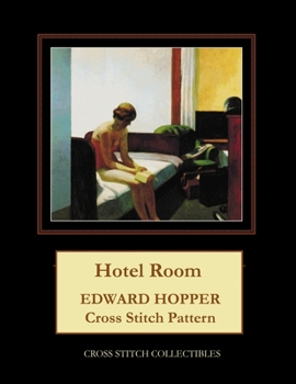 Paperback Hotel Room: Edward Hopper Cross Stitch Pattern [Large Print] Book