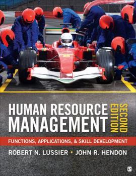 Paperback Human Resource Management: Functions, Applications, and Skill Development Book