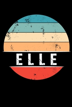 Paperback Elle: 100 Pages 6 'x 9' -Dot Graph Paper Journal Manuscript - Planner - Scratchbook - Diary Book