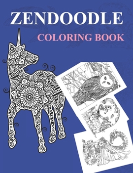 Paperback Zendoodle Coloring Book: Coloring Book For Men: Zendoodle Ocean Designs Book