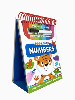 Paperback Tiny Tots Numbers: Wipe Clean Book with Carry Handle and Easel Book