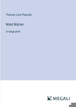 Paperback Maid Marian: in large print Book