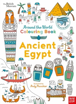 Paperback British Museum: Around the World Colouring: Ancient Egypt Book