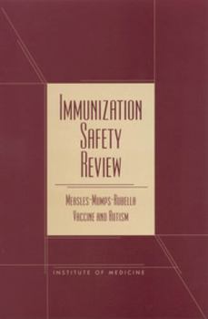 Paperback Immunization Safety Review: Measles-Mumps-Rubella Vaccine and Autism Book