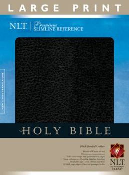 Paperback Slimline Reference Bible-NLT-Large Print [Large Print] Book